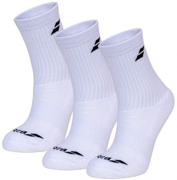 Носки Babolat 3 пары белый 43-46 купить,NaN