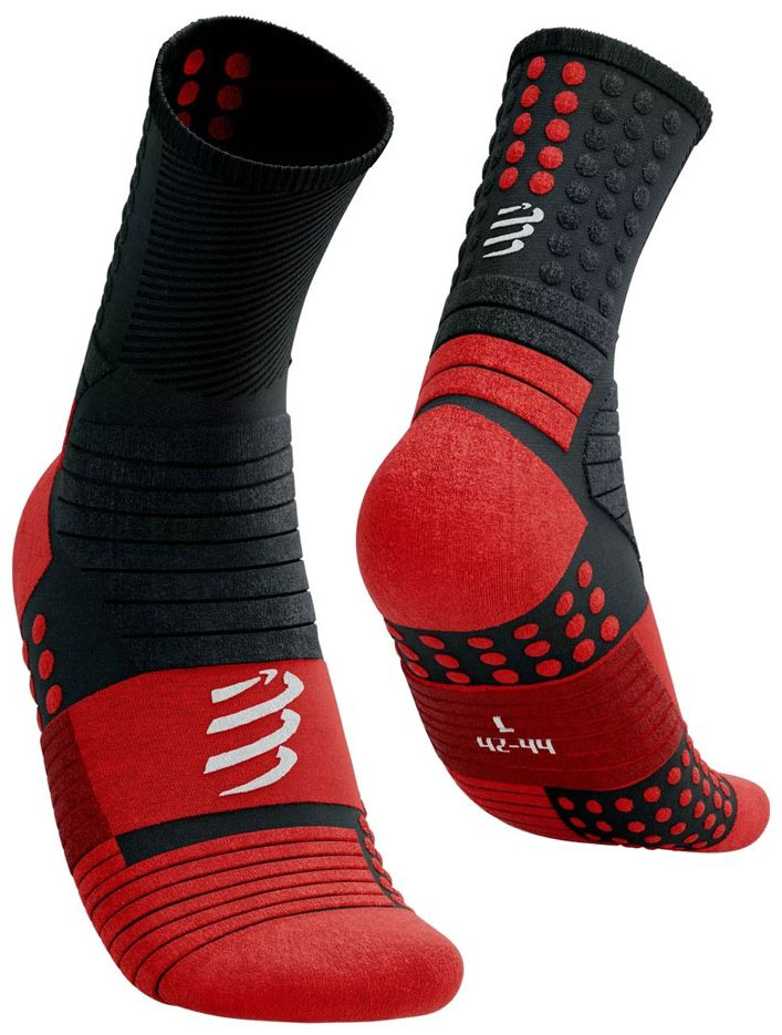 Носки Compressport 1 пара черный, красный T3 (42-44) купить,NaN