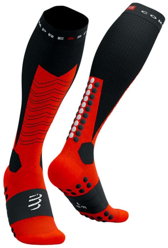 Носки Compressport 1 пара черный, красный T2 (39-41) купить,16900