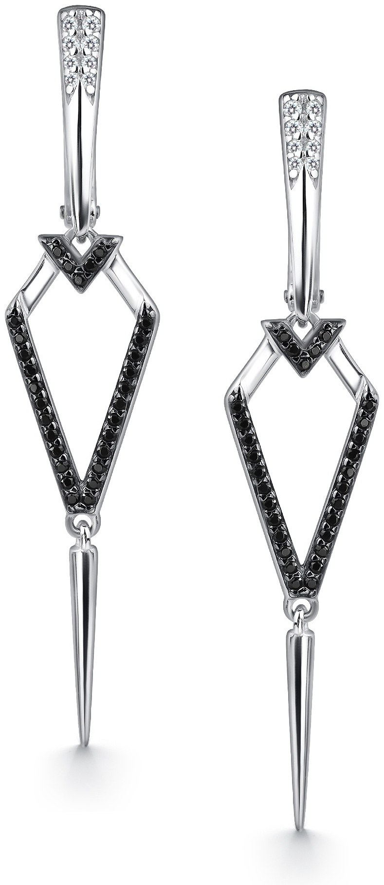Серьги Алькор 02-4677_КЦ10-17 серебро 3.9гр купить,34760