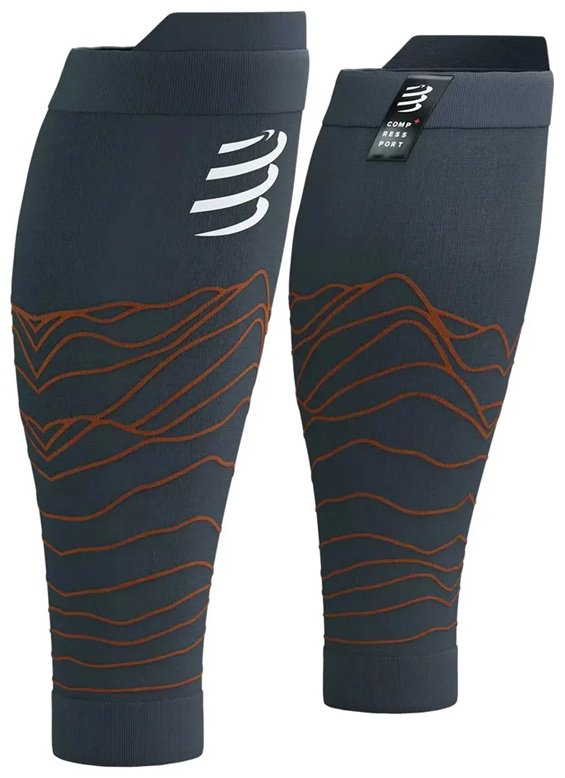 Гетры Compressport 1 пара черный, синий T4 (42-46) купить,19900