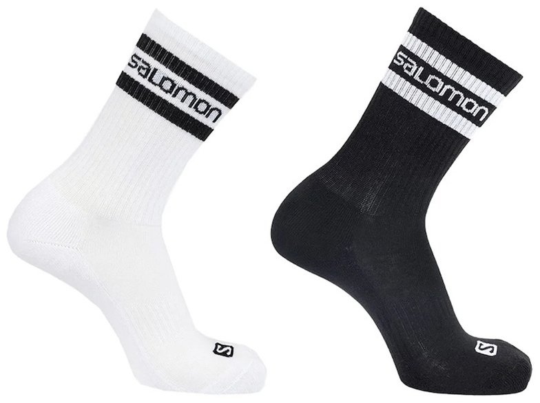 Носки Salomon 2 пары черный, белый 36-38 купить,NaN