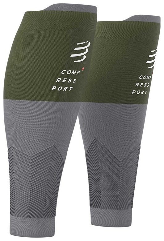 Гетры Compressport 1 пара серый, зеленый T1 (30-34) купить,NaN