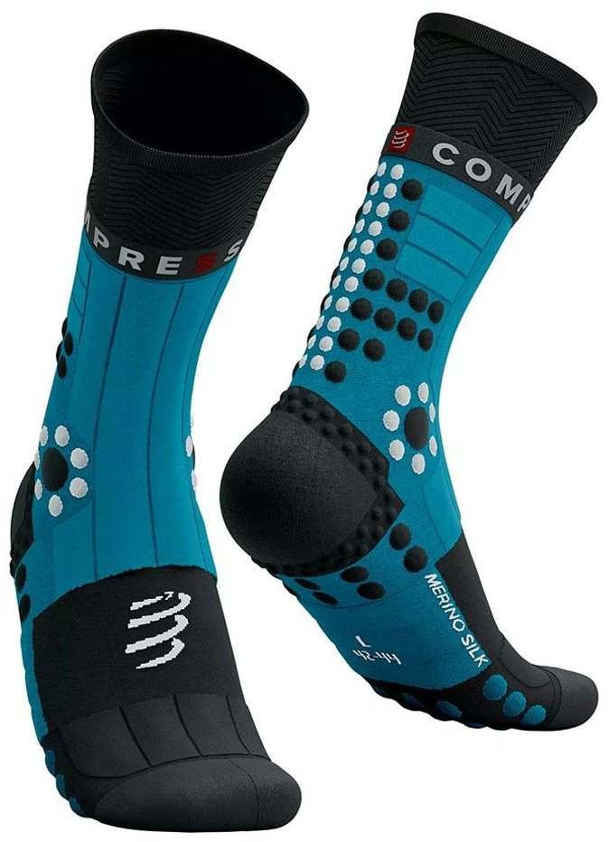 Носки Compressport 1 пара черный, синий T4 (45-47) - ForteMarket Носки Compressport 1 пара черный, синий T4 (45-47) купить,11900