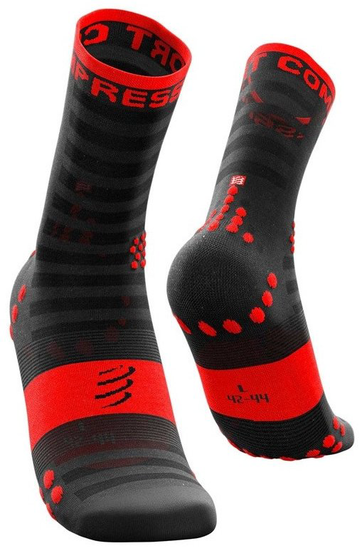 Носки Compressport 1 пара черный, красный T1 (35-38) купить,NaN