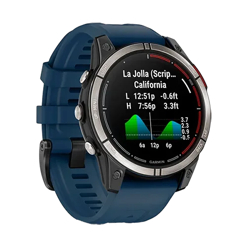 Смарт-часы Garmin Quatix 7 Pro 010-02803-81 47mm Black Blue купить,0