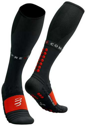 Носки Compressport 1 пара черный T4 (45-47)