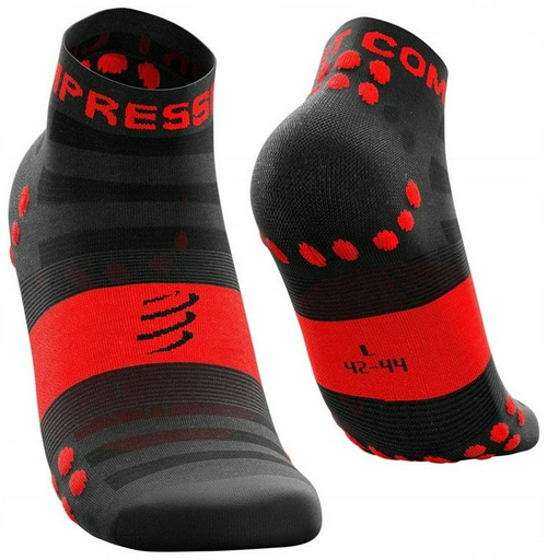 Носки Compressport 1 пара черный, красный T1 (35-38)