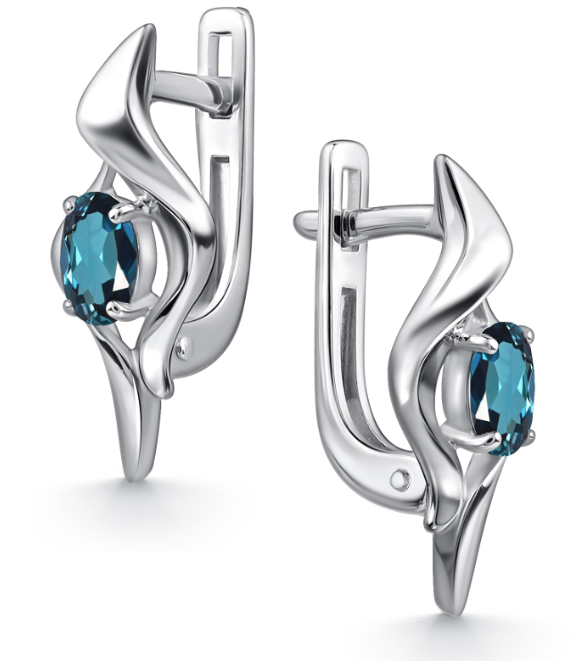 Серьги Алькор 02-4724_00ТЛ-00 серебро купить,37800