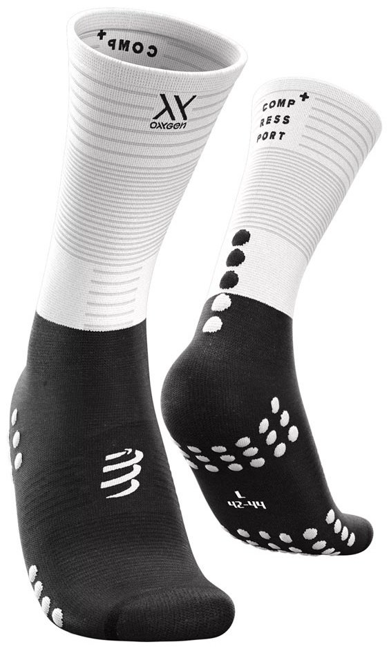 Носки Compressport 1 пара черный, белый T4 (45-47) купить,NaN