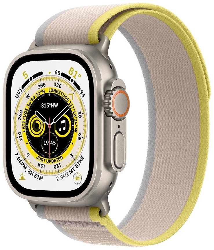 Смарт-часы Apple Watch Ultra Trail Loop S/M серый-бежевый