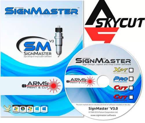 Программное обеспечение Signmaster (Auto contour cut) для SkyCut