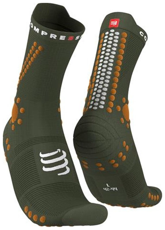 Носки Compressport 1 пара зеленый T1 (34-36) купить,NaN