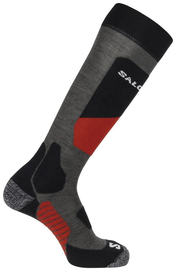 Носки Salomon 1 пара черный, серый 42-44 купить,NaN