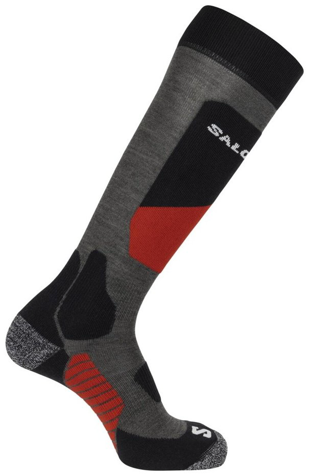 Носки Salomon 1 пара черный, серый 42-44 купить,NaN