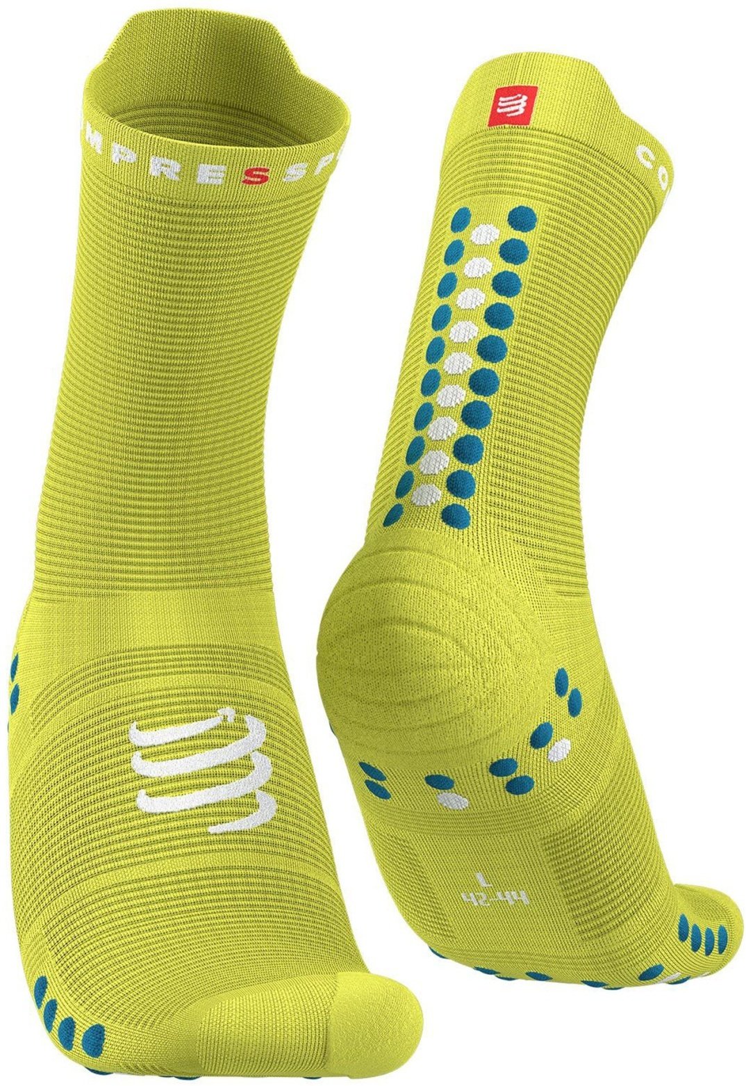 Носки Compressport 1 пара зеленый T4 (45-47) купить,NaN