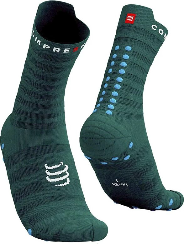 Носки Compressport 1 пара зеленый 45-48 купить,NaN