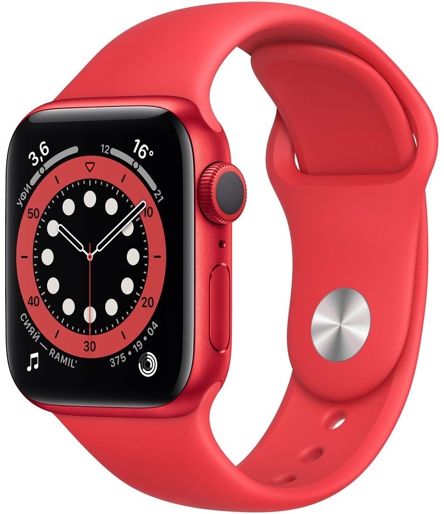 Смарт-часы Apple Watch Series 6 40 мм красный