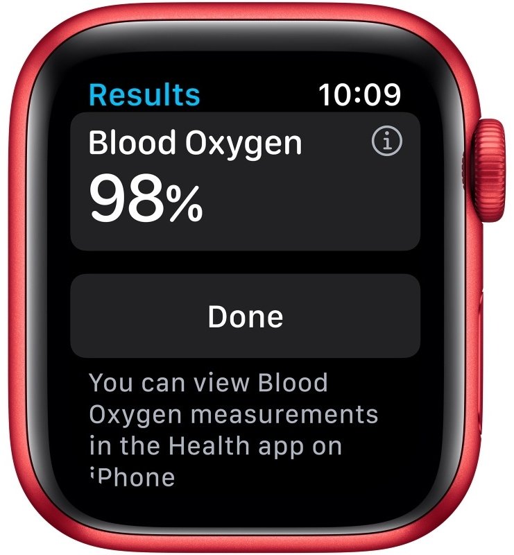Смарт-часы Apple Watch Series 6 40 мм красный