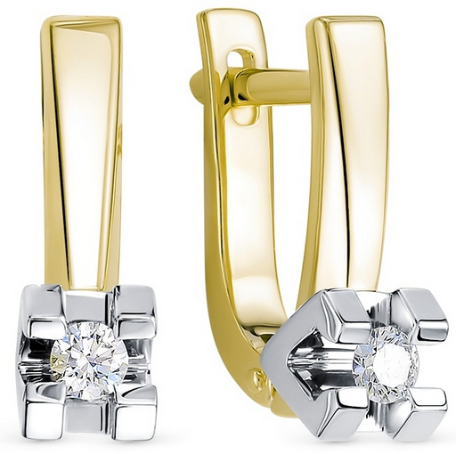 Серьги Brilliant Style 3789-21002 золото 3.67гр