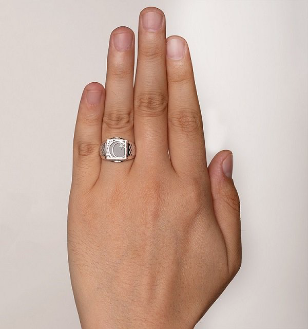 Мужская печатка Статус 54-66-132 18р 4,09гр. купить,NaN