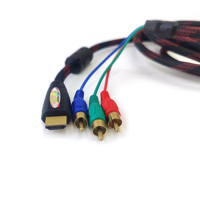 Кабель ViTi HDMI-3RCA 3м черный купить,3055