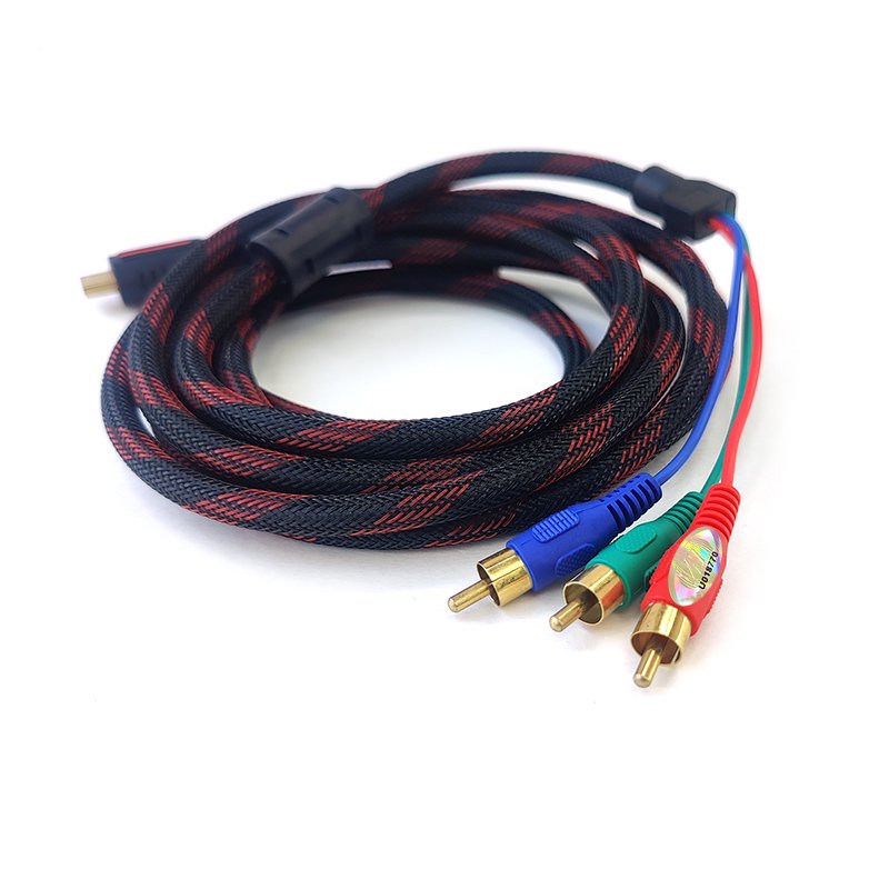 Кабель ViTi HDMI-3RCA 3м черный купить,3055