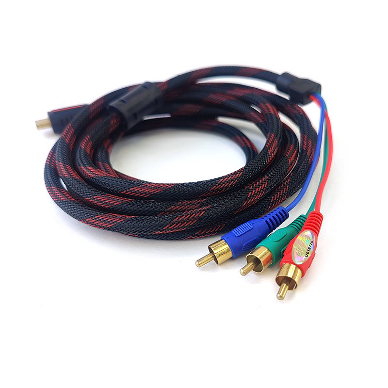 Кабель ViTi HDMI-3RCA 3м черный купить,3055