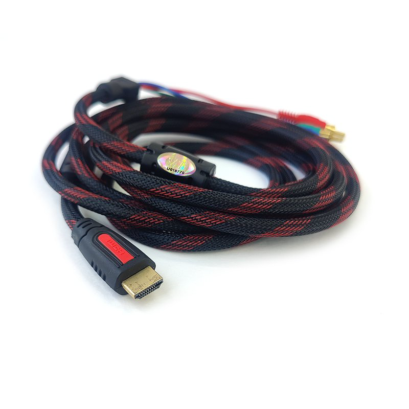 Кабель ViTi HDMI-3RCA 3м черный купить,3055