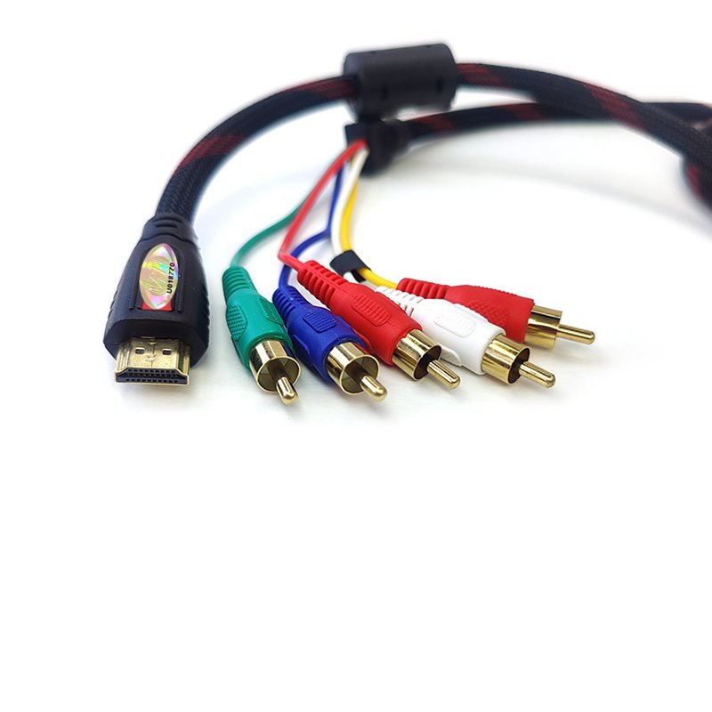 Кабель ViTi HDMI-5RCA 3м черный