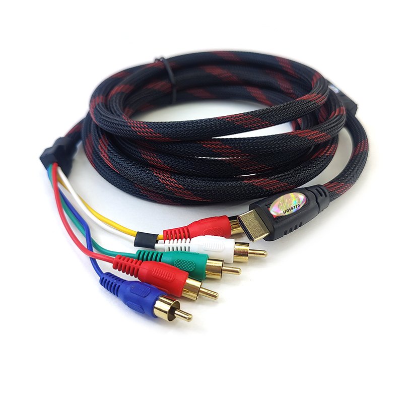 Кабель ViTi HDMI-5RCA 3м черный