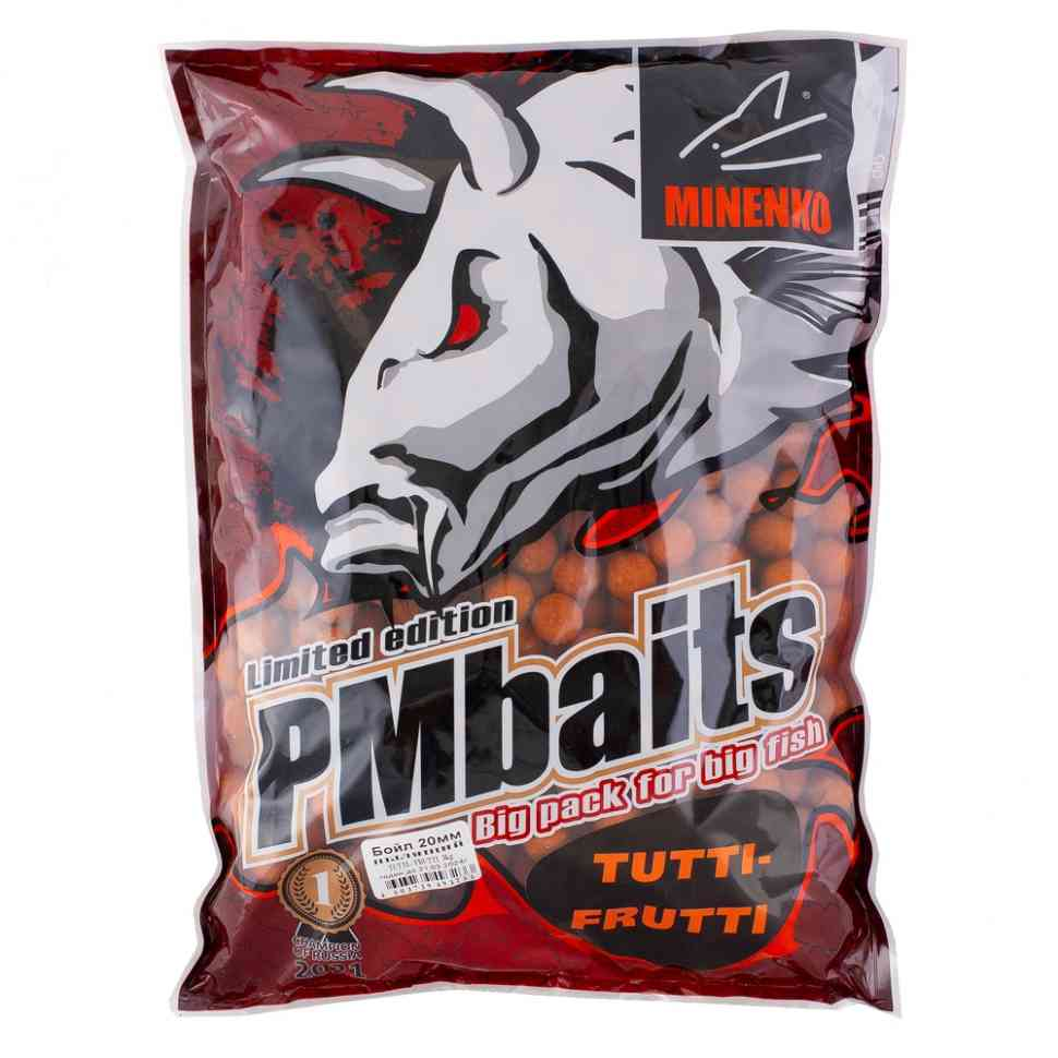 Бойлы пылящие Minenko Tutti - Frutti 20мм 3 кг