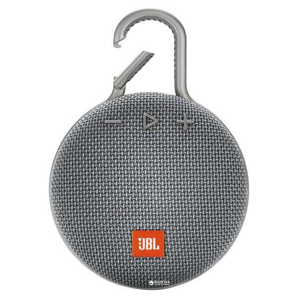Портативная колонка JBL CLIP 3 серая купить,NaN