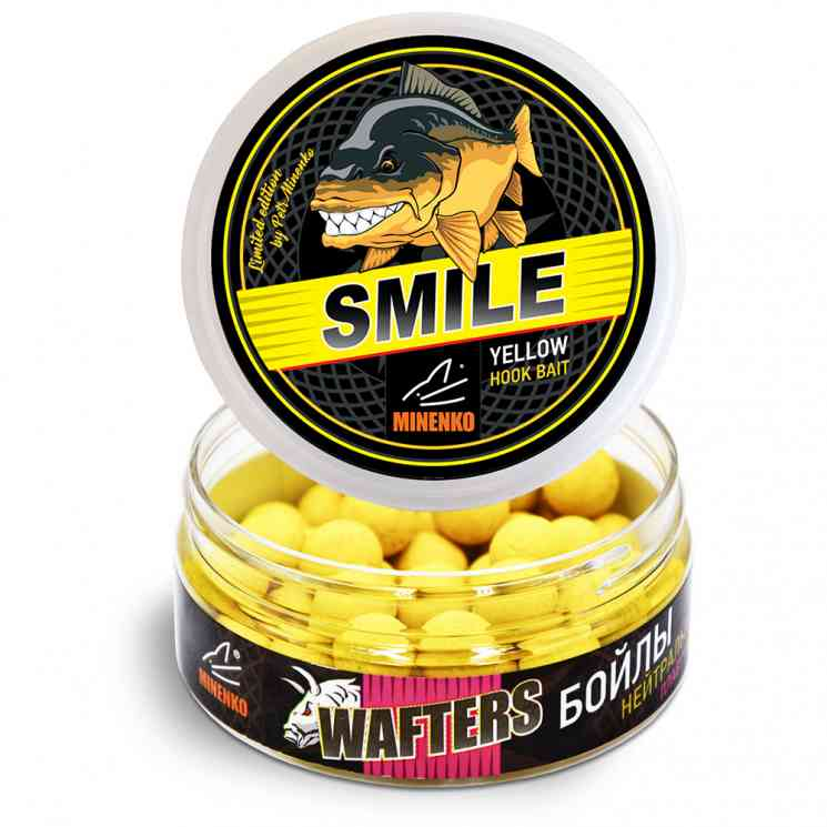 Бойлы Minenko Wafters Strawberry Smile 12мм 110гр купить,NaN