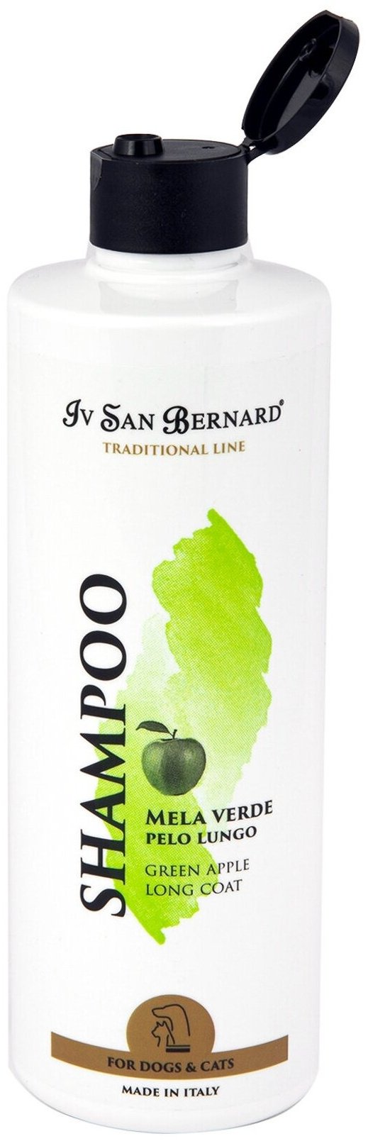 Уход Iv San Bernard Traditional Line Green Apple Шампунь с ароматом зеленого яблока для длинношерстных собак и кошек 500 мл купить,NaN
