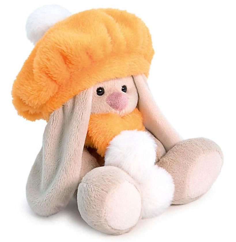 Мягкая игрушка Зайка Ми в оранжевом берете 15см купить,NaN
