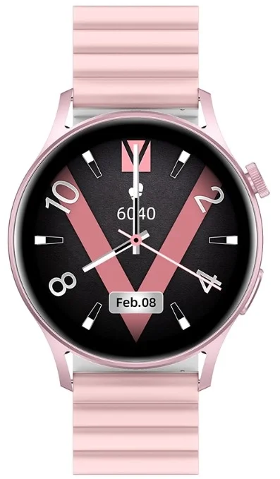 Смарт-часы Xiaomi Kieslect Lady Watch Lora 2 Pink YFT2051EU розовые купить,0