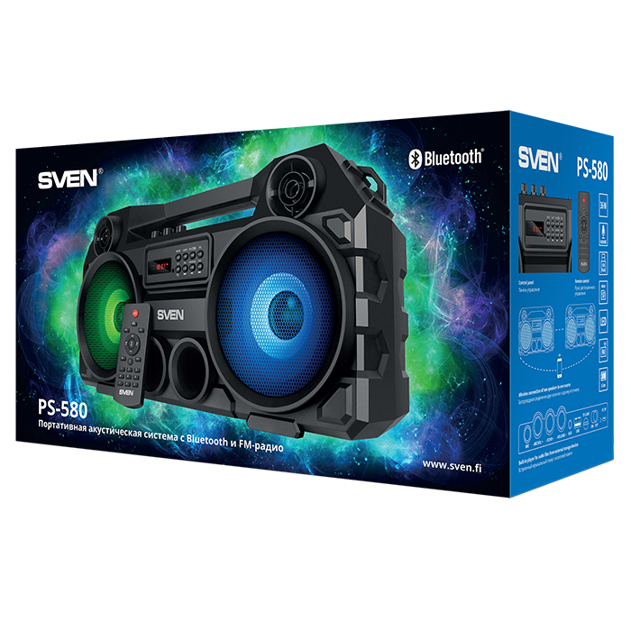 Акустическая система Sven PS-580 черная купить,0