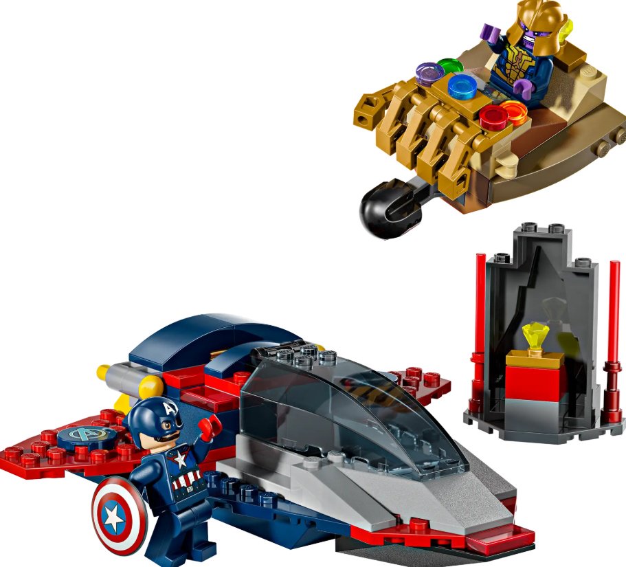 Конструктор LEGO Капитан Америка против Таноса, деталей 107 шт купить,NaN