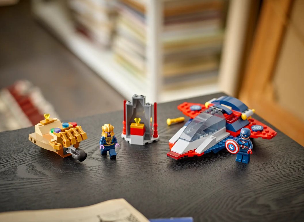Конструктор LEGO Капитан Америка против Таноса, деталей 107 шт купить,NaN