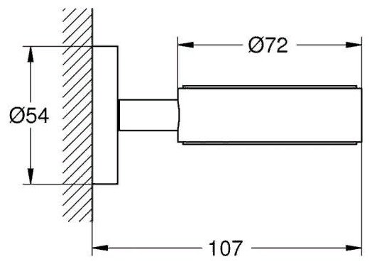 Grohe держатель 40369001 1 шт, металл