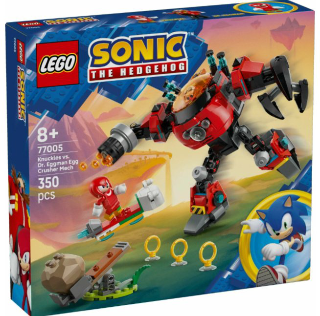 Конструктор LEGO Соник Наклз против Эгг-сокрушителя Др. Эггмана, деталей 350 шт купить,NaN