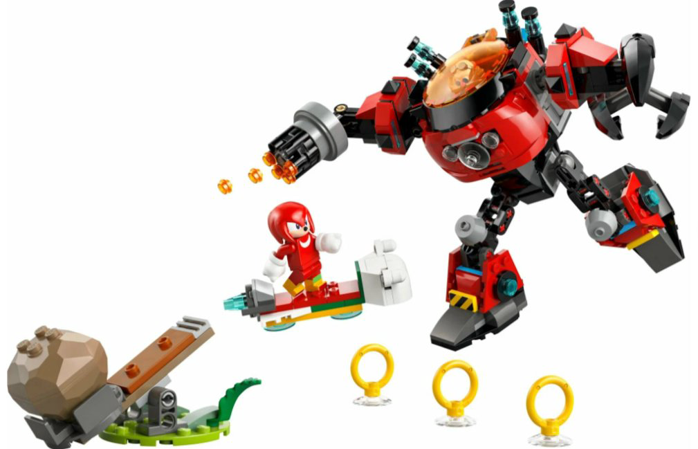 Конструктор LEGO Соник Наклз против Эгг-сокрушителя Др. Эггмана, деталей 350 шт купить,NaN