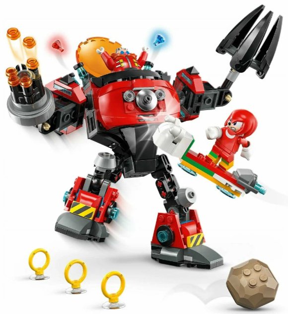 Конструктор LEGO Соник Наклз против Эгг-сокрушителя Др. Эггмана, деталей 350 шт купить,NaN
