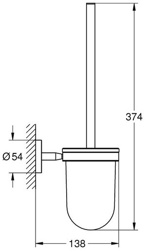 Grohe Bau Cosmopolitan 40463001 серебристый