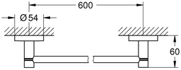 Grohe держатель Essentials 40366001 1 шт, металл