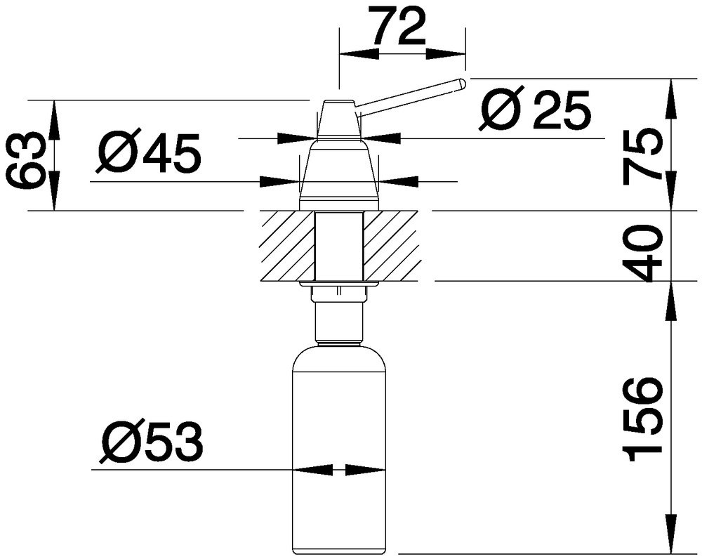 Диспенсер для жидкого мыла Blanco 510769