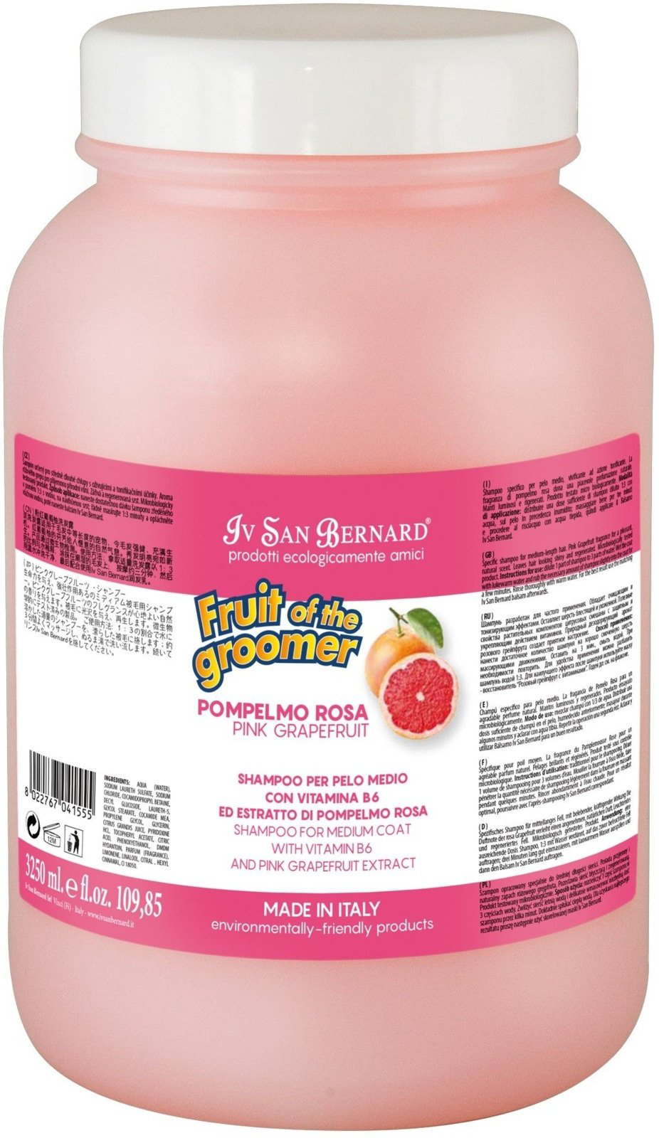 Уход Iv San Bernard Pink Grapefruit NSHAPO3250 для шерсти средней длины 3250 мл купить,NaN