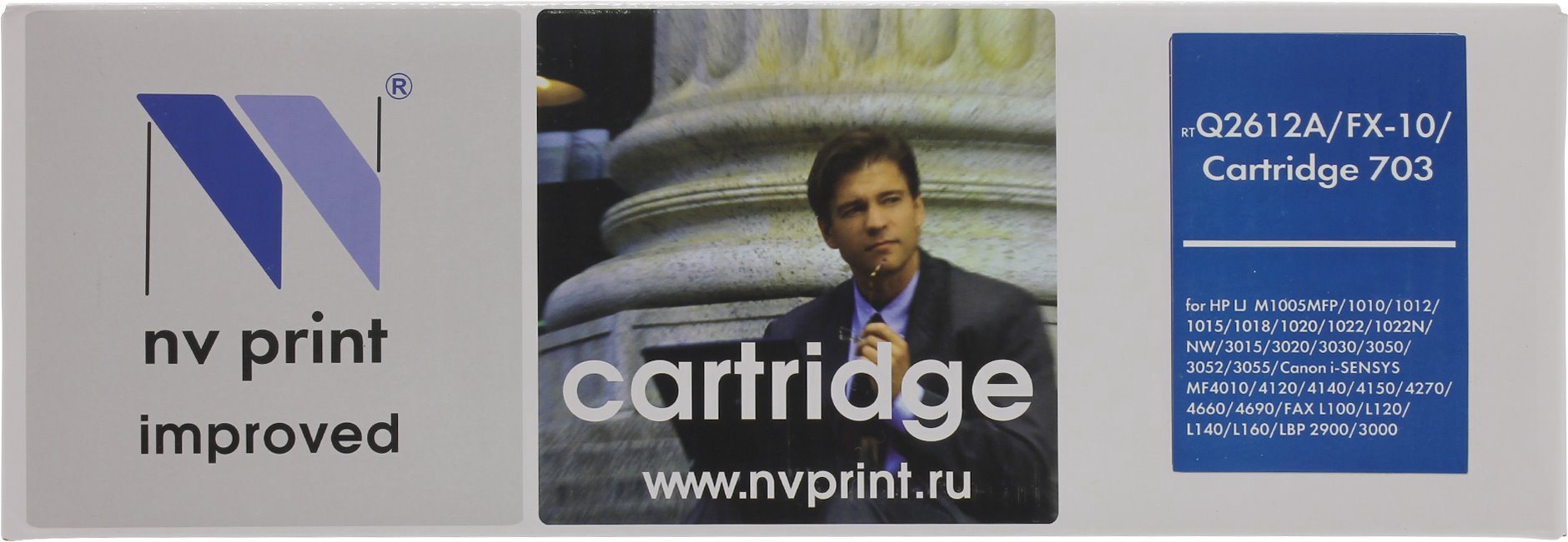 Картридж NV Print Q2612A/FX-10/703 черный