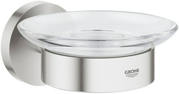 Grohe мыльница Essentials 40444DC1 1 шт, металл, стекло